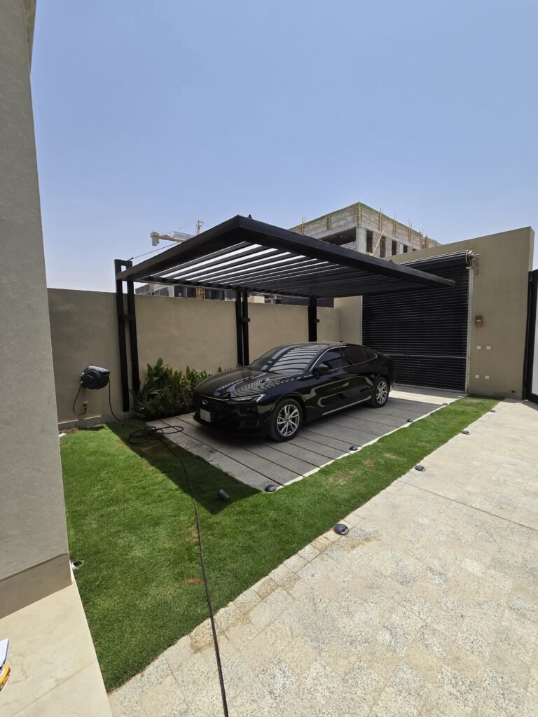 مظلات تيوبات حديد